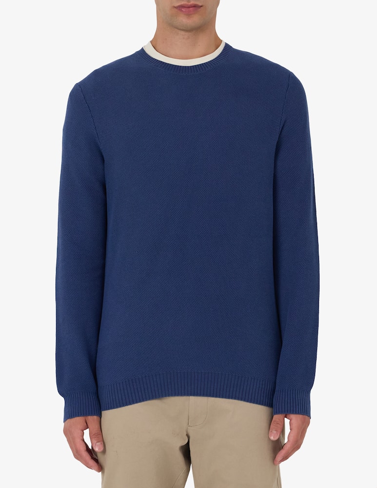 rinascente Ferrante Honeycomb cotton jumper