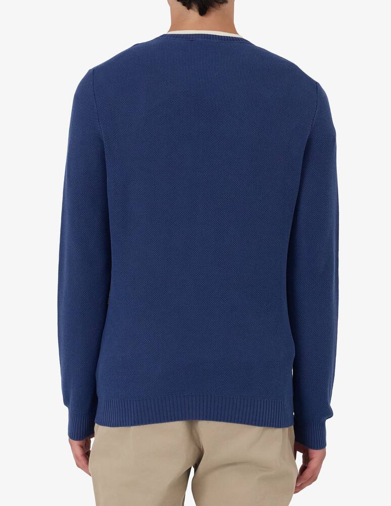 rinascente Ferrante Honeycomb cotton jumper