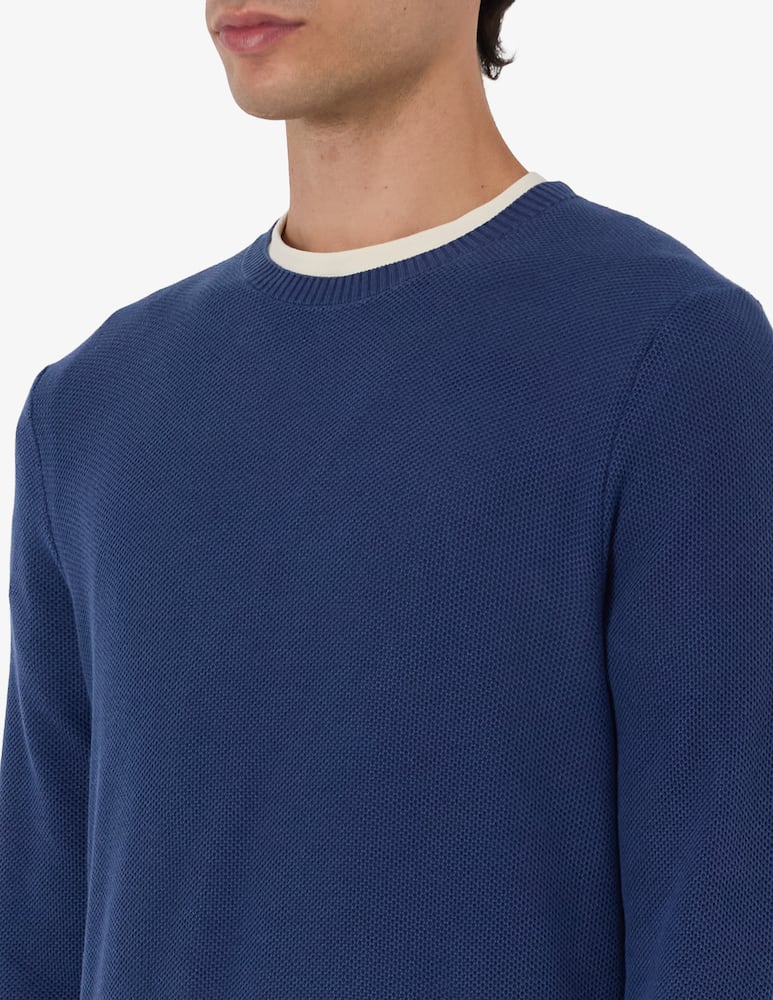 Ferrante Honeycomb cotton jumper - picture 4 Ferrante Honeycomb cotton jumper - picture 4
