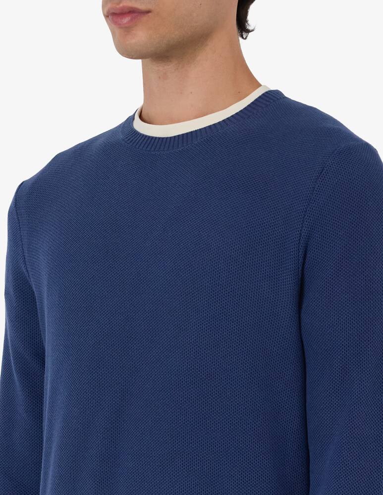 rinascente Ferrante Honeycomb cotton jumper
