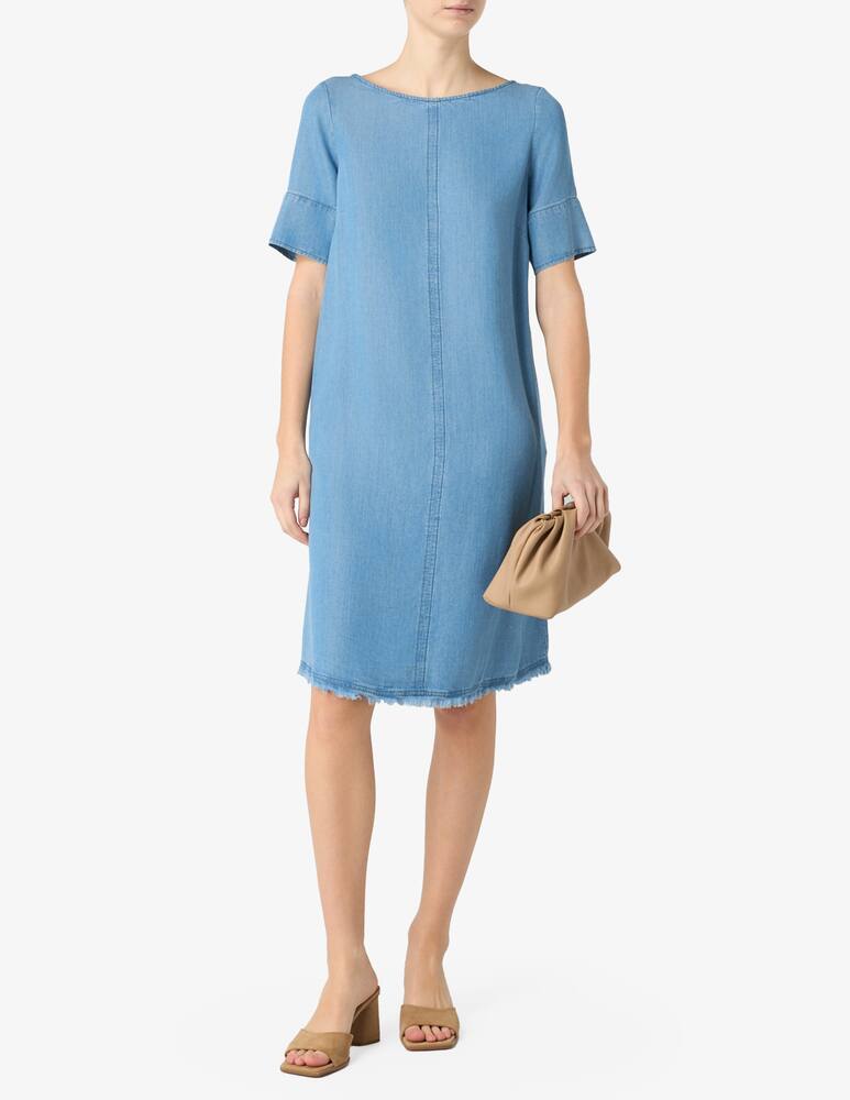 rinascente Elizabeth Ascot Denim tencel dress