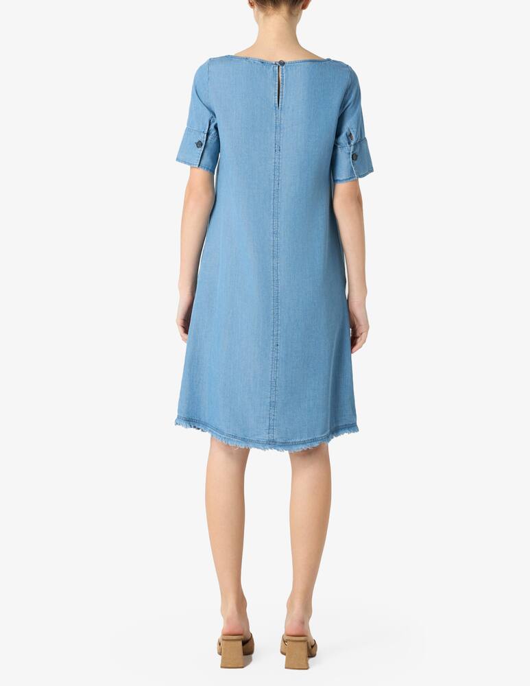 rinascente Elizabeth Ascot Denim tencel dress