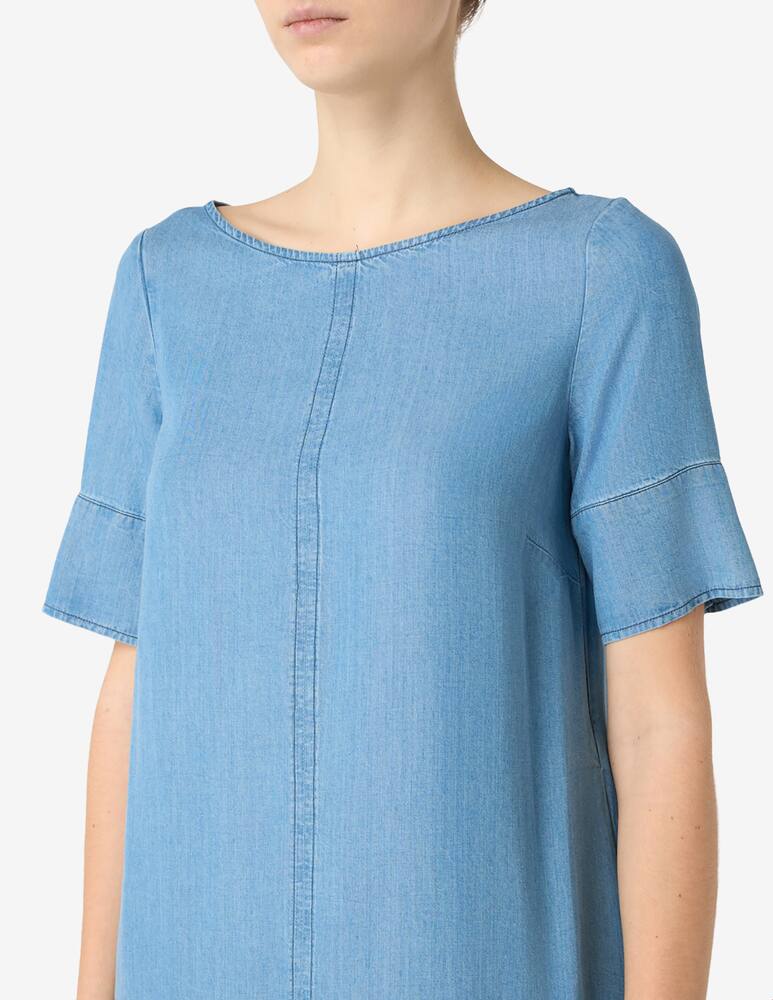 rinascente Elizabeth Ascot Denim tencel dress