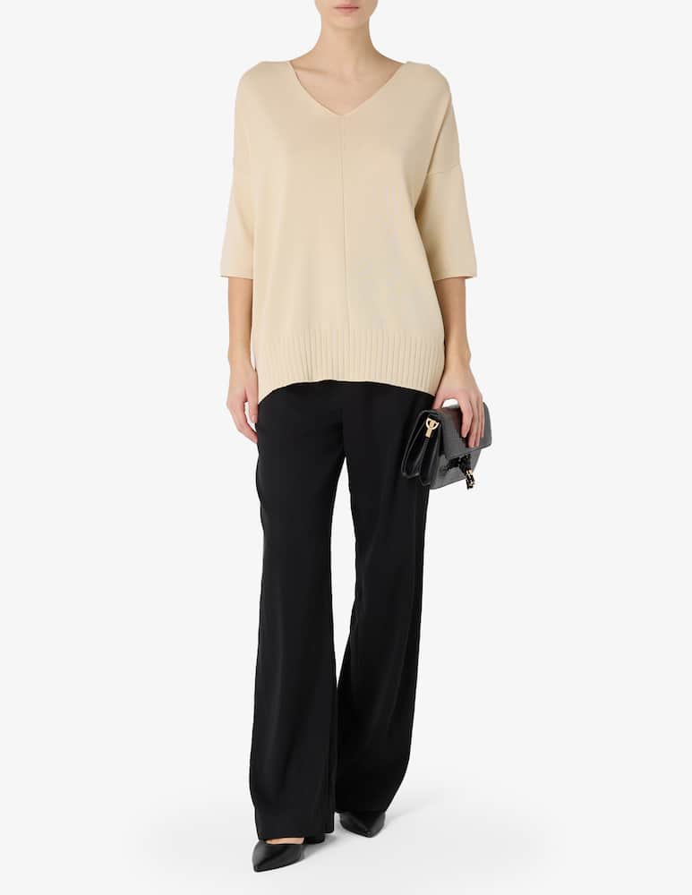 rinascente Rinascente Collection V-neck crepe jumper