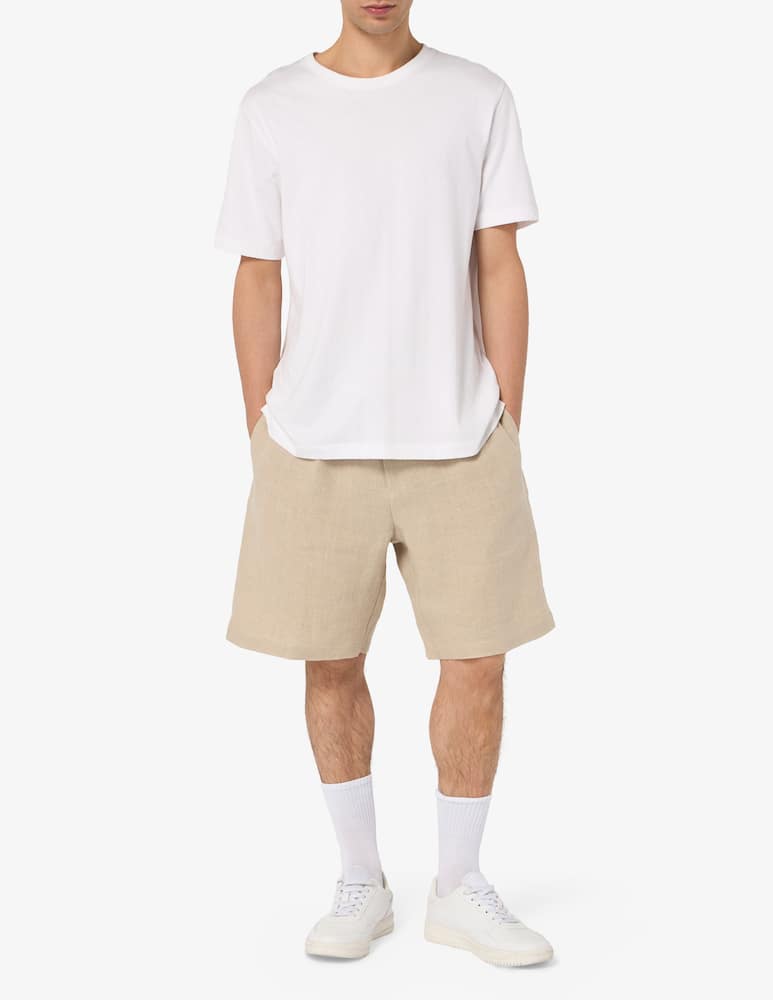 rinascente Misaky Linen drawstring bermuda