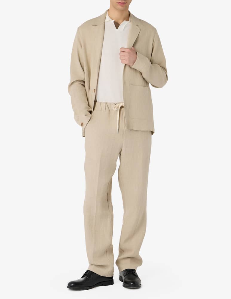 rinascente Misaky Pantaloni coulisse lino