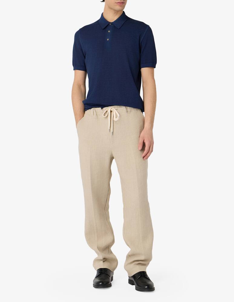 rinascente Misaky Polo in crepe bottoni