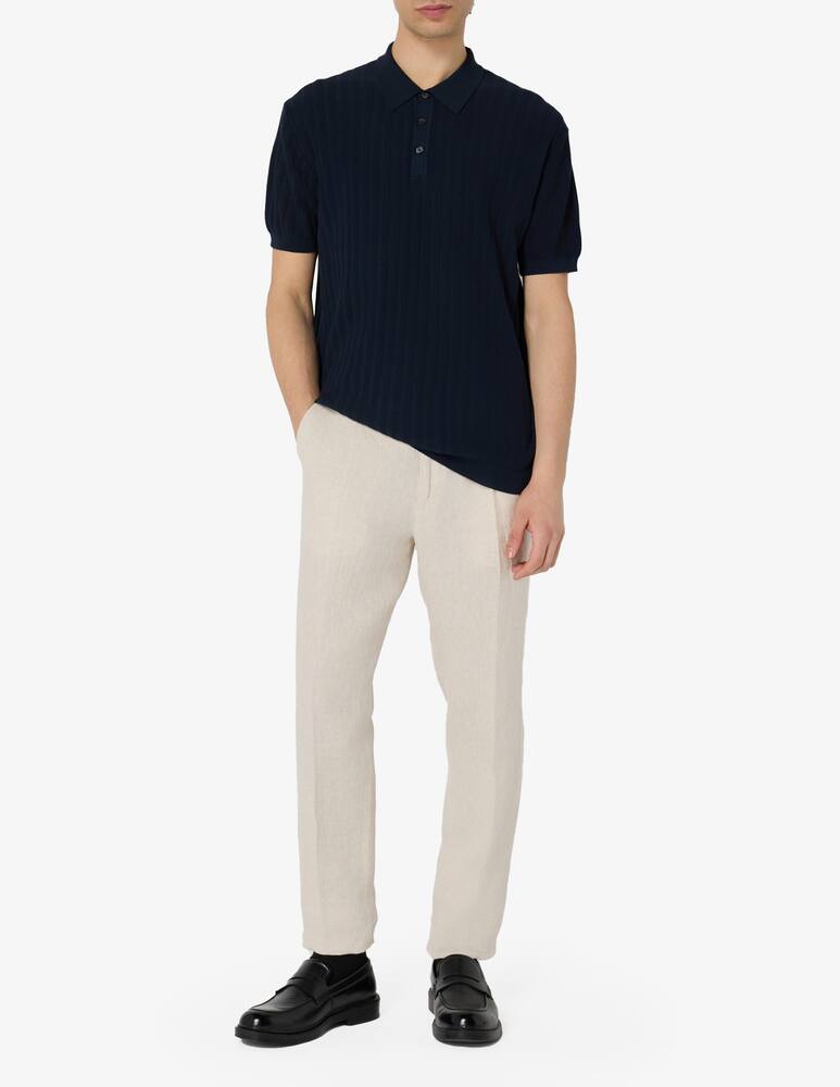 rinascente Misaky Polo with 3D stripes