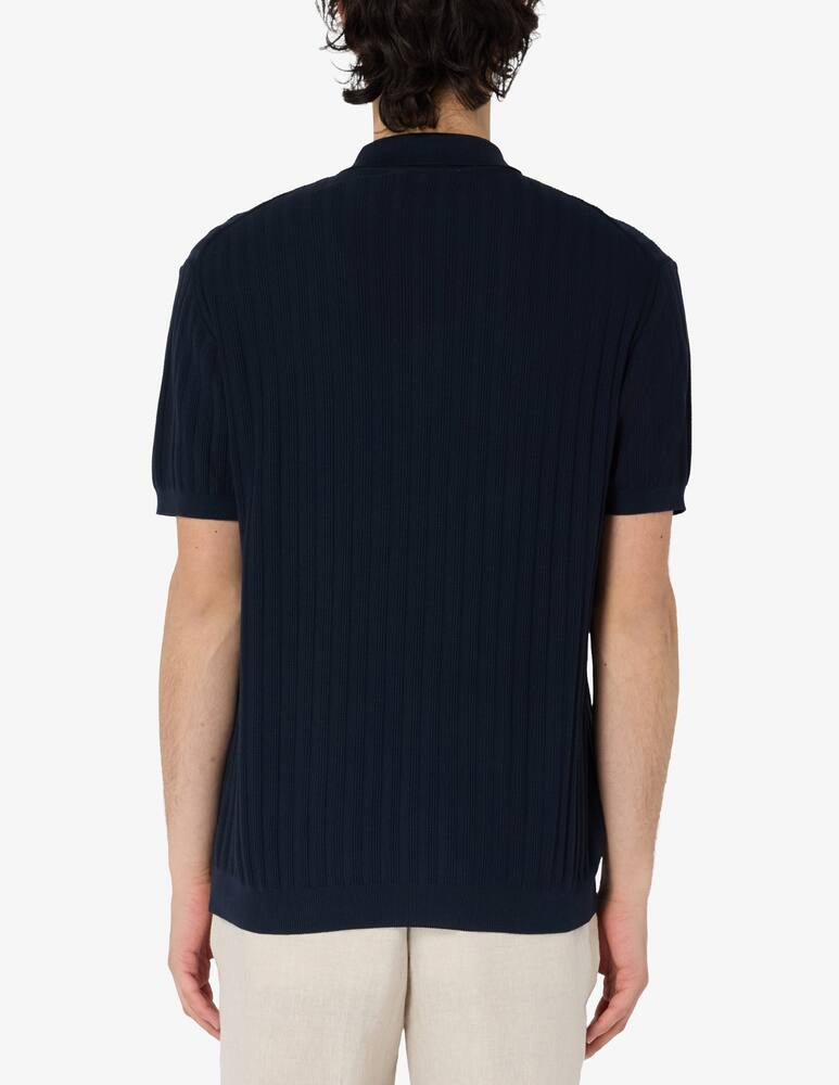 rinascente Misaky Polo with 3D stripes