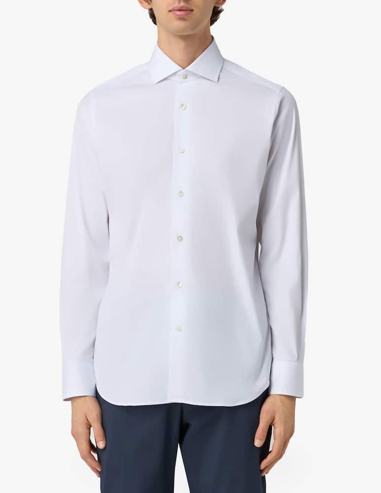 rinascente Guglielminotti Popeline slim shirt