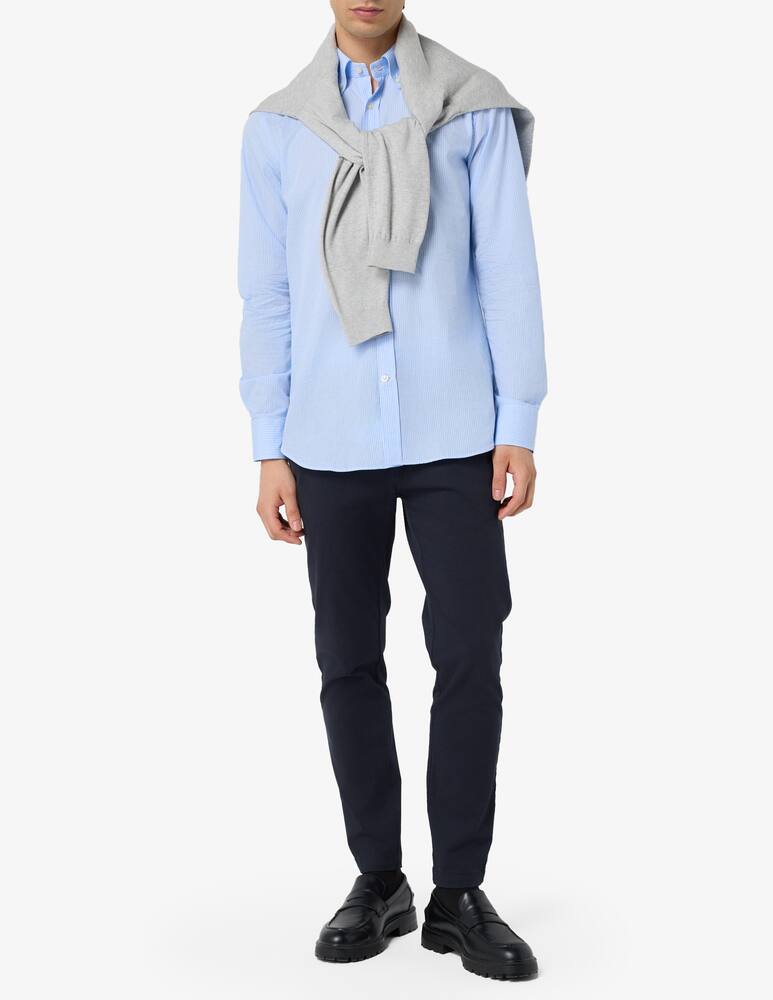 rinascente Guglielminotti Camicia Vichy micro regular fit