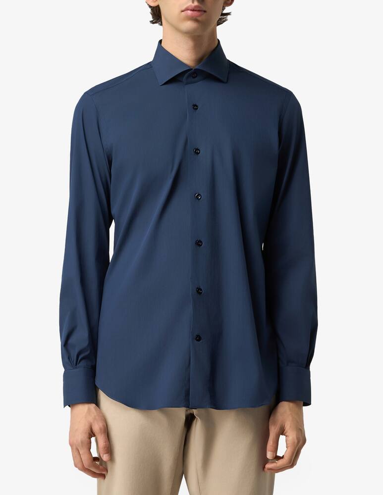 Mazzarelli Poplin stretch shirt - picture 1 Mazzarelli Poplin stretch shirt - picture 1