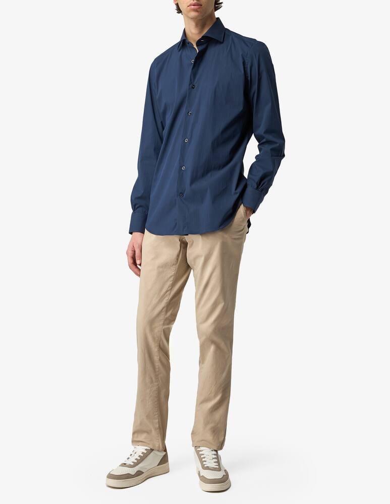 Mazzarelli Poplin stretch shirt - picture 2 Mazzarelli Poplin stretch shirt - picture 2