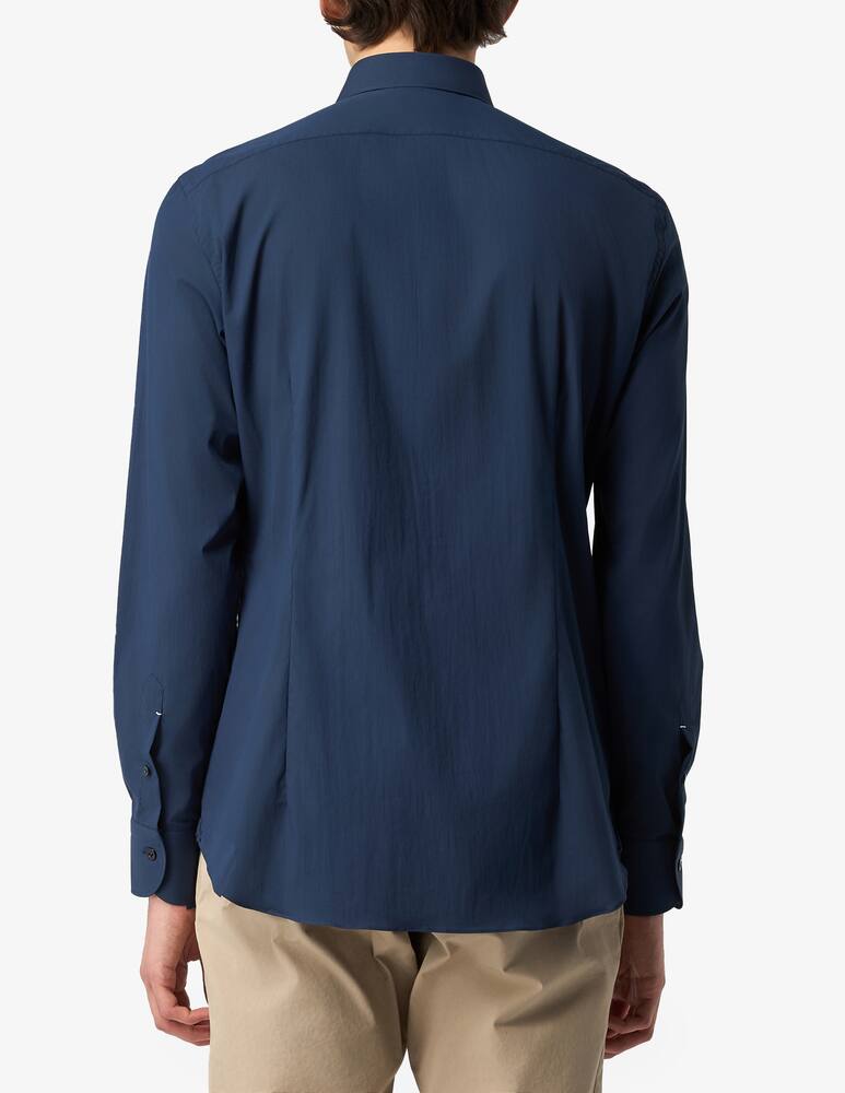 Mazzarelli Poplin stretch shirt - picture 3 Mazzarelli Poplin stretch shirt - picture 3