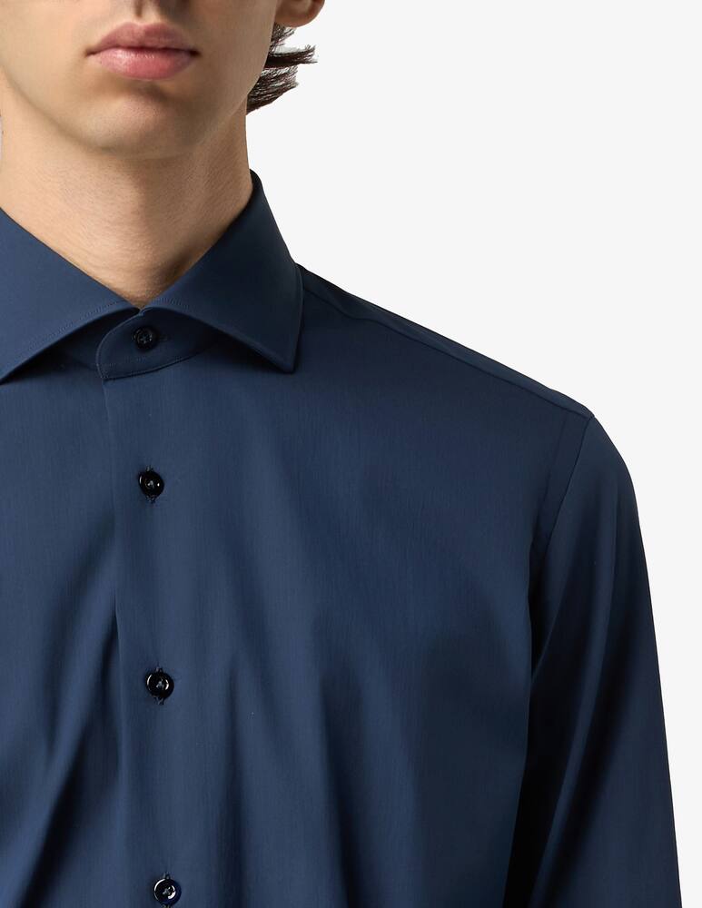 Mazzarelli Poplin stretch shirt - picture 4 Mazzarelli Poplin stretch shirt - picture 4
