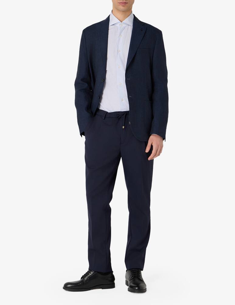 rinascente Yan Simmon Drawstring wool trousers