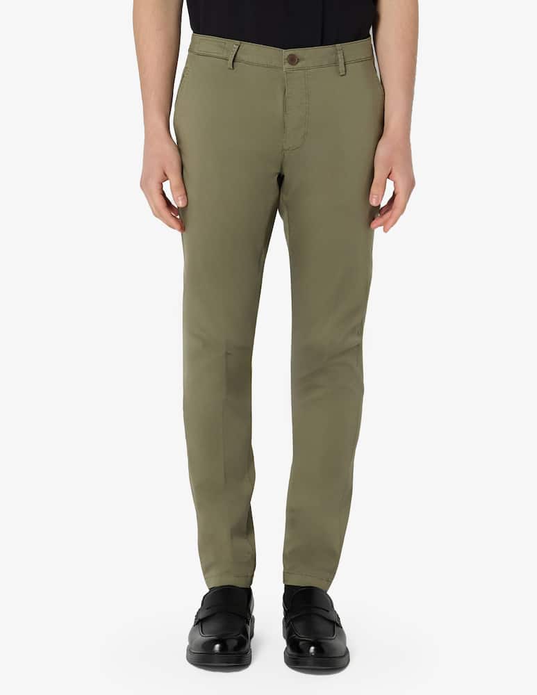 Yan Simmon Pantaloni slim raso - immagine 1