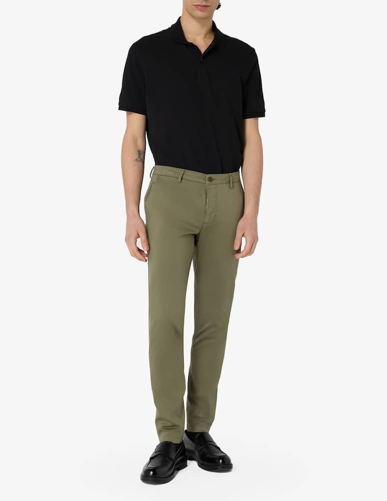 Yan Simmon Pantaloni slim raso - immagine 2