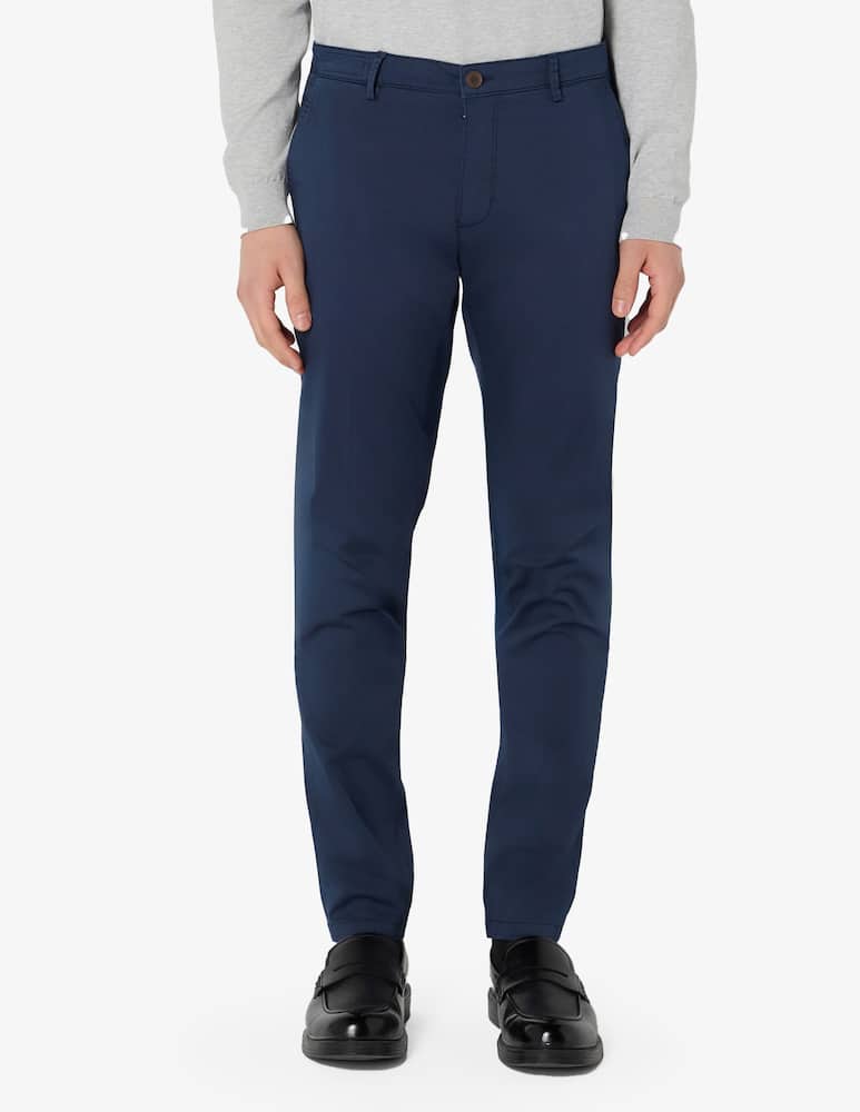 Yan Simmon Pantaloni slim raso - immagine 1 Yan Simmon Pantaloni slim raso - immagine 1