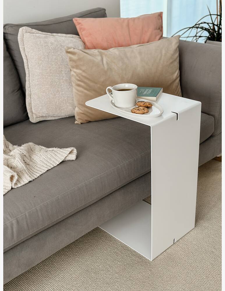 rinascente D-Segno Double Multifunctional Metal Side Table 60 cm