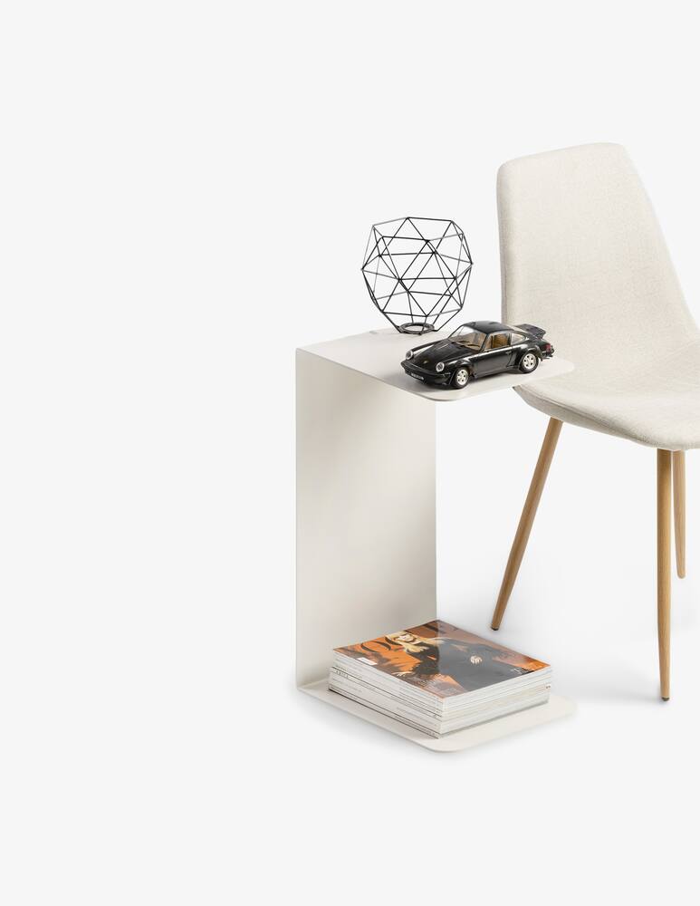 rinascente D-Segno Double Multifunctional Metal Side Table 60 cm