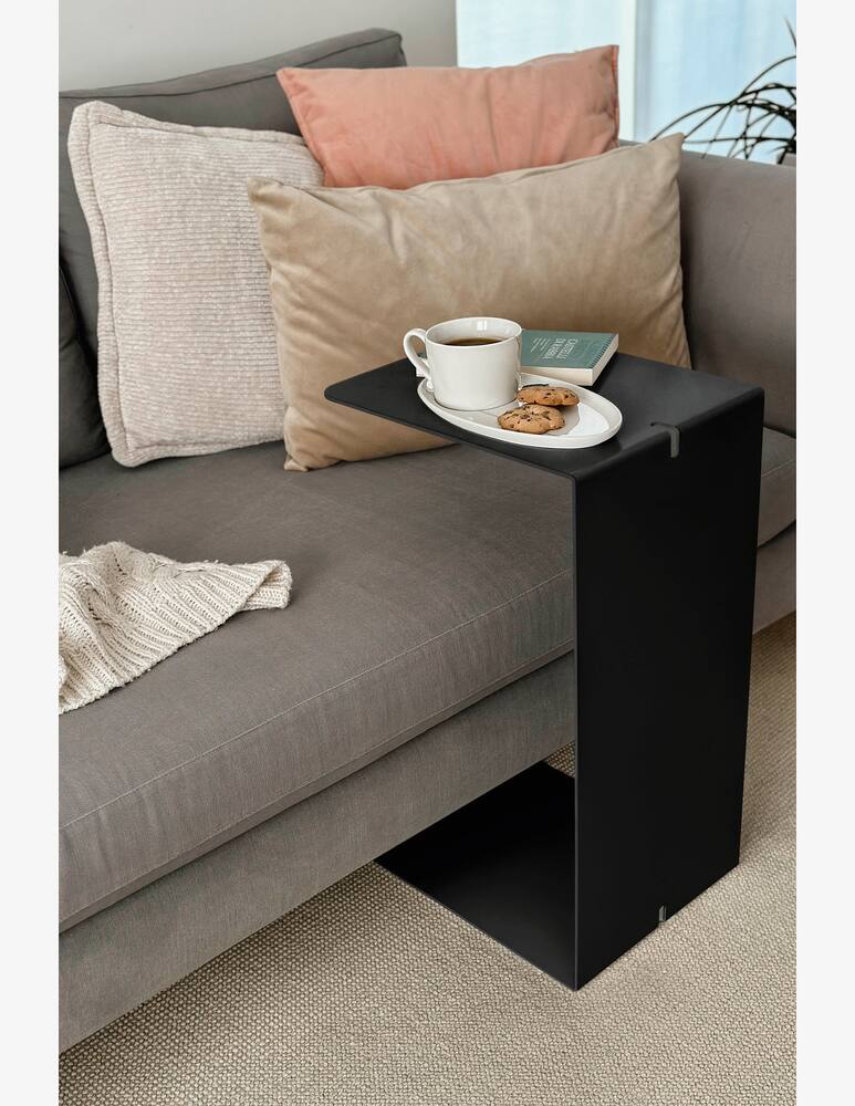 rinascente D-Segno Double Multifunctional Metal Side Table 60 cm