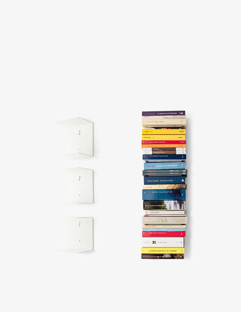 rinascente D-Segno Booky Floating Bookshelf 3 shelves