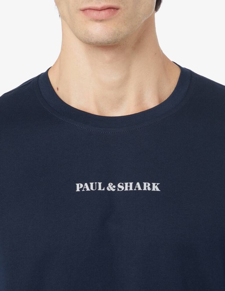 rinascente Paul & Shark Printed cotton t-shirt
