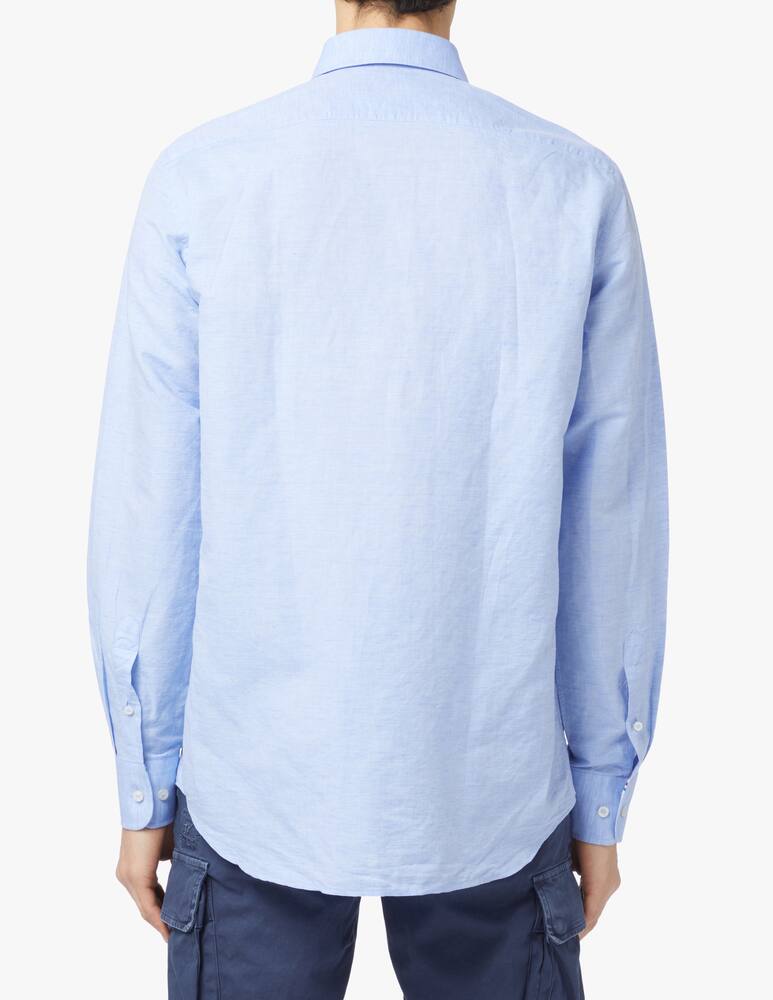 rinascente Paul & Shark Linen cotton shirt - light blue