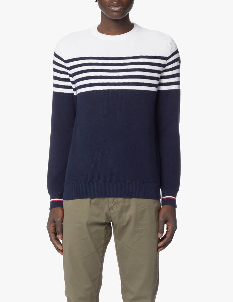 rinascente Paul & Shark Maglia girocollo in cotone righine - multicolor