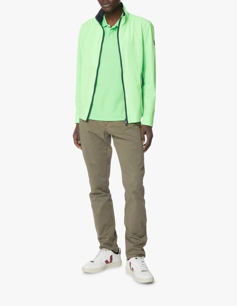rinascente Paul & Shark Contrast zip typhoon jacket - green