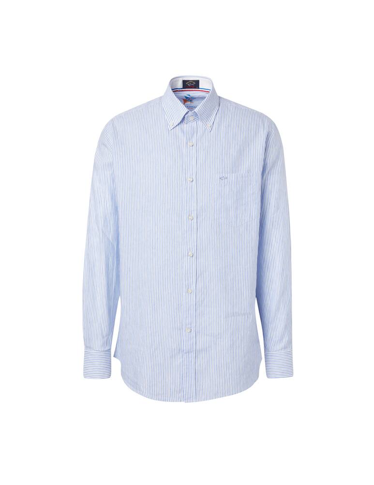 Paul & Shark Camicia ml millerighe lino cotone - multicolor - immagine 5 Paul & Shark Camicia ml millerighe lino cotone - multicolor - immagine 5