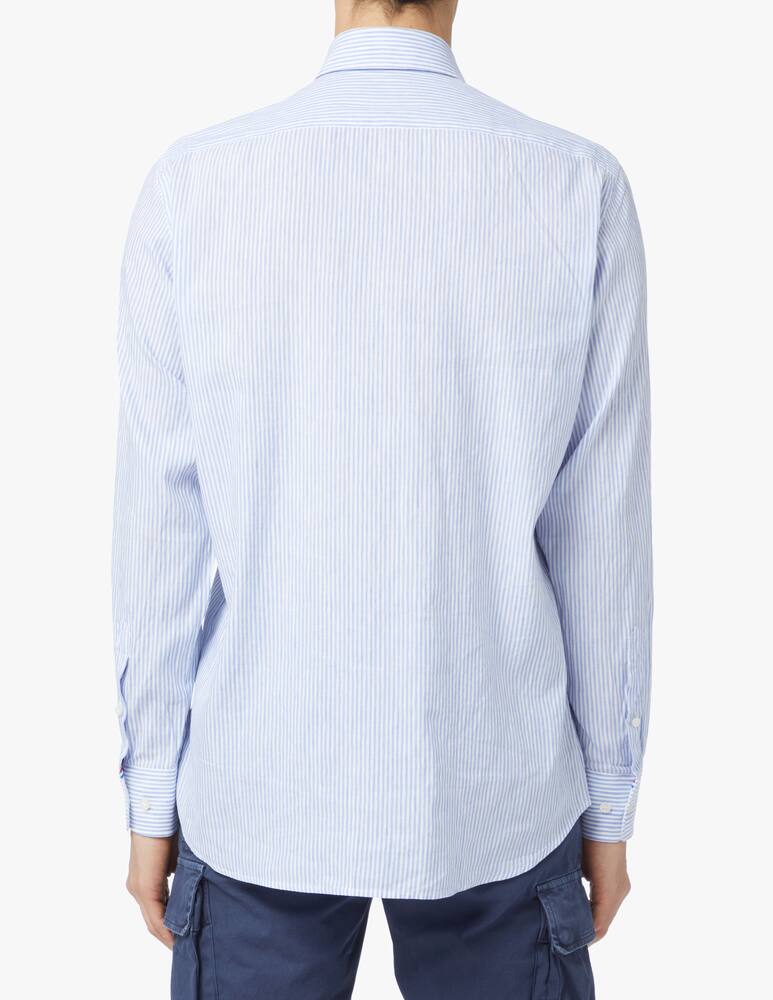 Paul & Shark Camicia ml millerighe lino cotone - multicolor - immagine 3 Paul & Shark Camicia ml millerighe lino cotone - multicolor - immagine 3