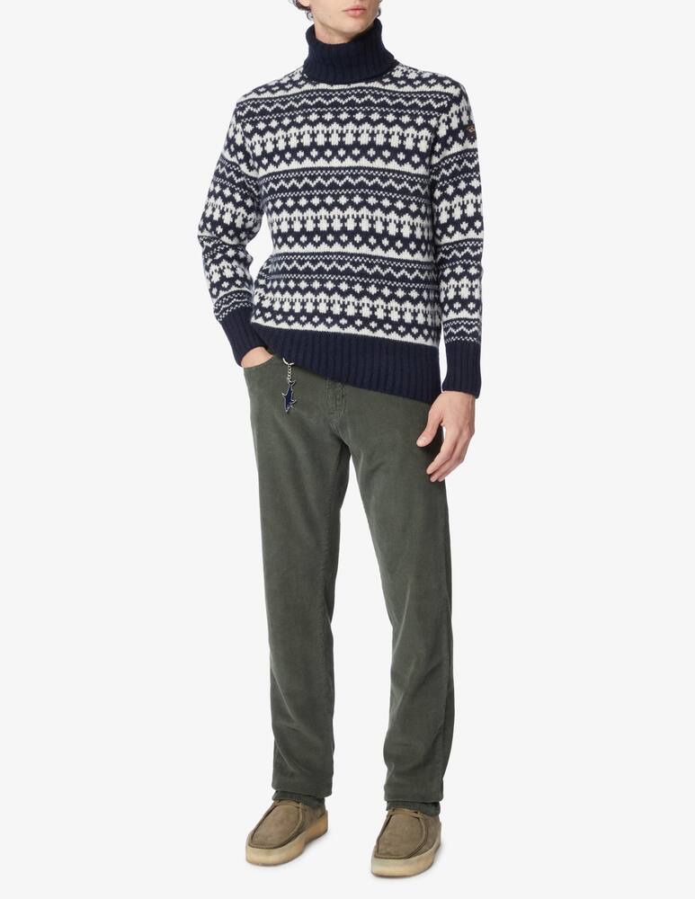 rinascente Paul & Shark Norwegian fisherman turtleneck - Blue