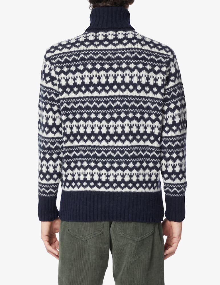 rinascente Paul & Shark Norwegian fisherman turtleneck - Blue