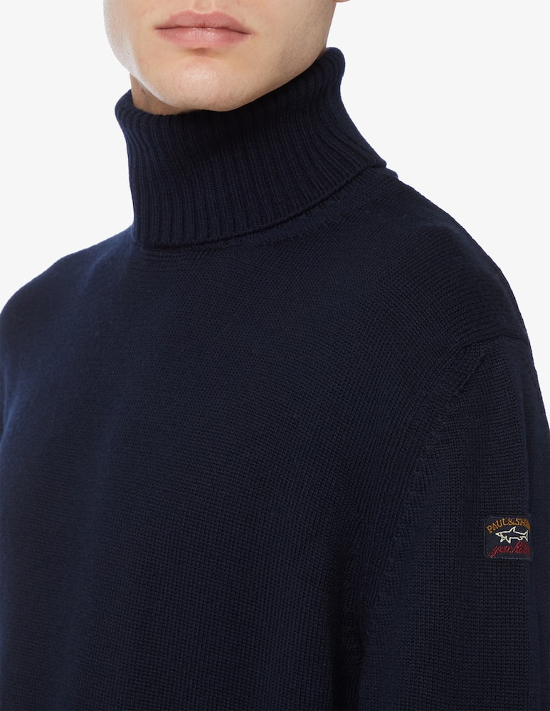 rinascente Paul & Shark Dolcevita in lana - Blu