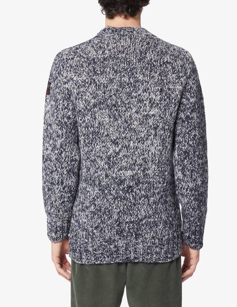 rinascente Paul & Shark Ecowool cable fisherman sweater - Grey