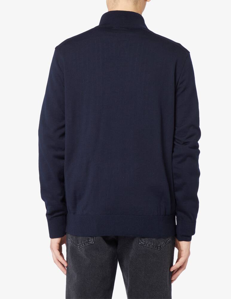 rinascente Paul & Shark Half zip alcantare jumper