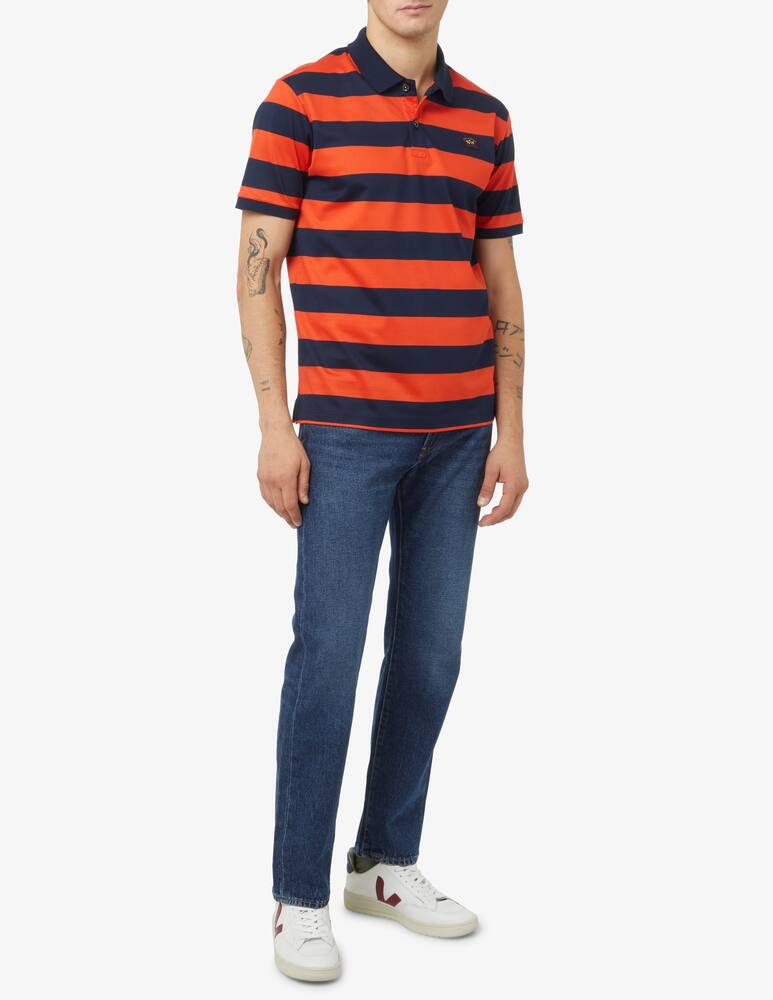 rinascente Paul & Shark Band cotton polo - Blue