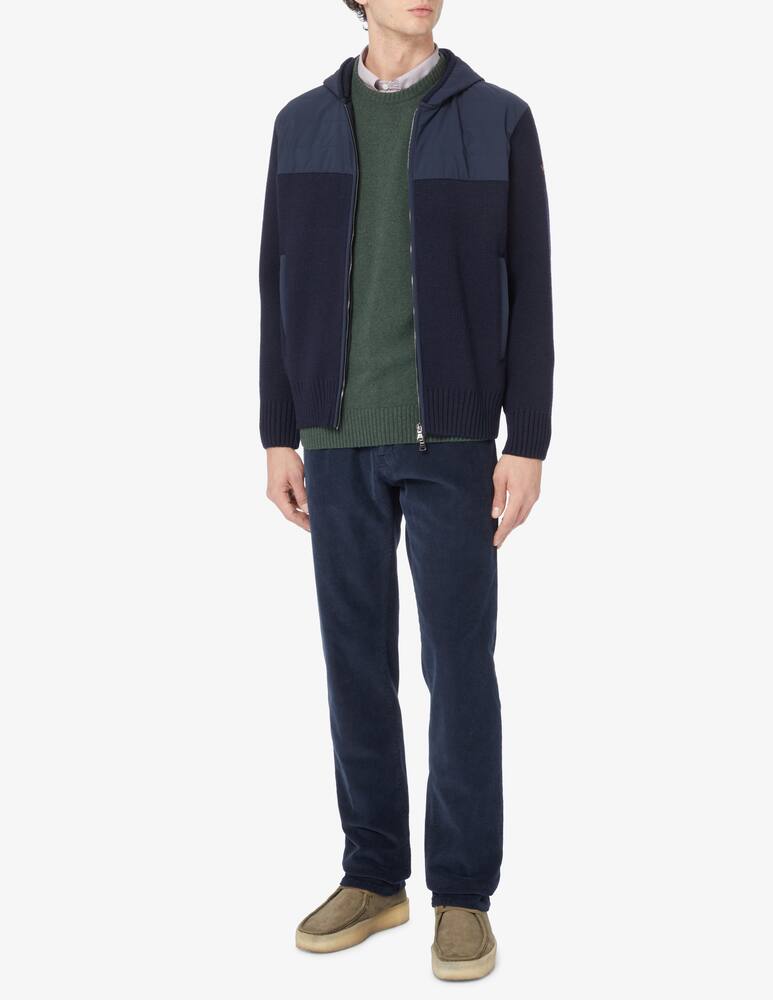 rinascente Paul & Shark Felpa con cappuccio carre nylon - Blu