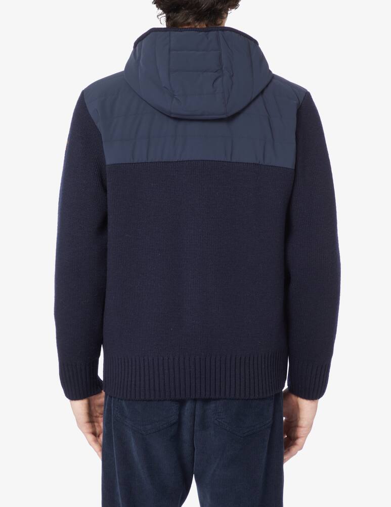 rinascente Paul & Shark Felpa con cappuccio carre nylon - Blu