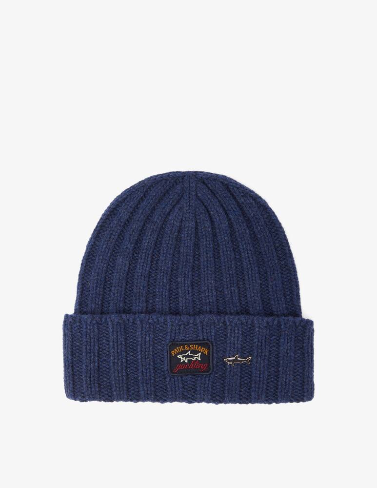 rinascente Paul & Shark Ribbed beanie - Blue