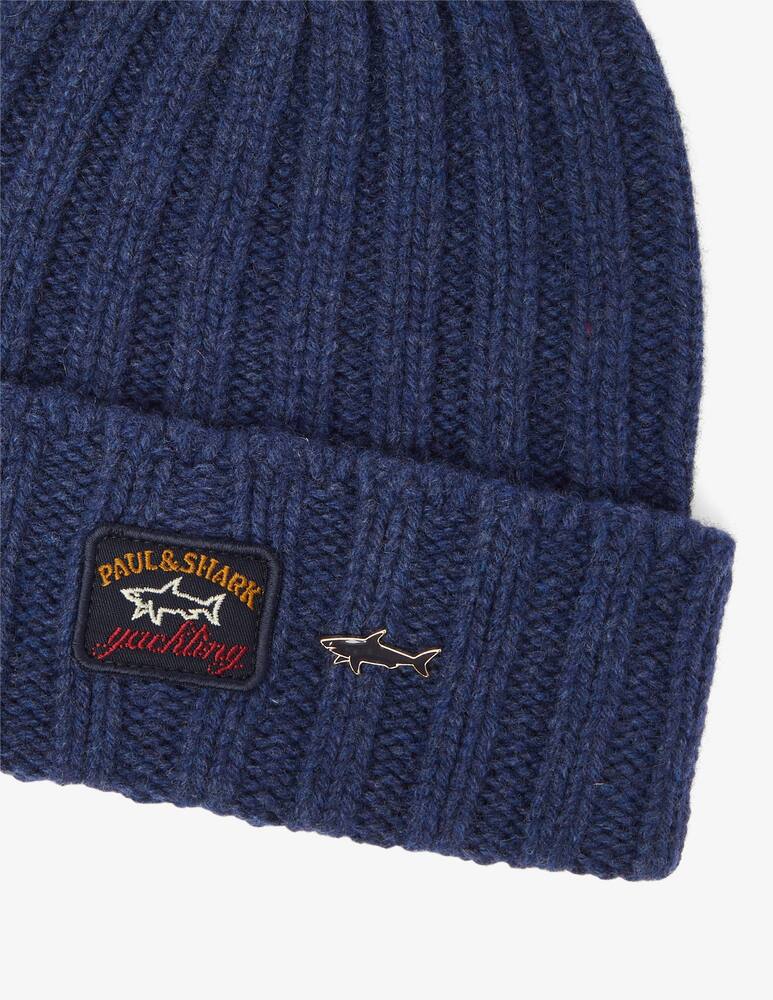 rinascente Paul & Shark Ribbed beanie - Blue