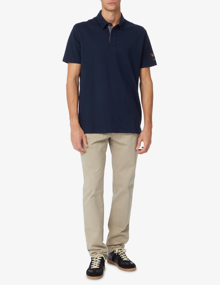 rinascente Paul & Shark Logo polo shirt - Blue