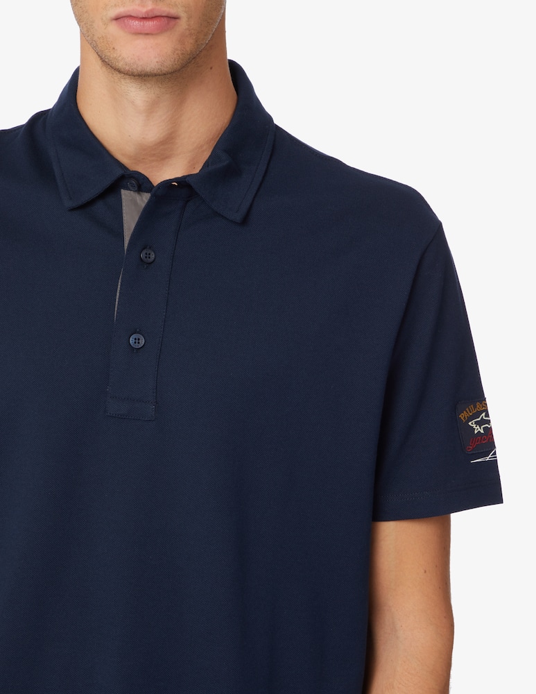 rinascente Paul & Shark Logo polo shirt - Blue