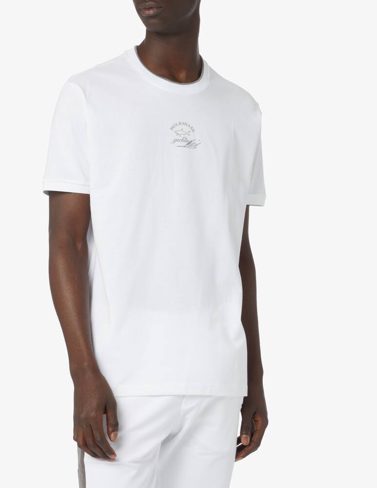 rinascente Paul & Shark Logo t-shirt - White
