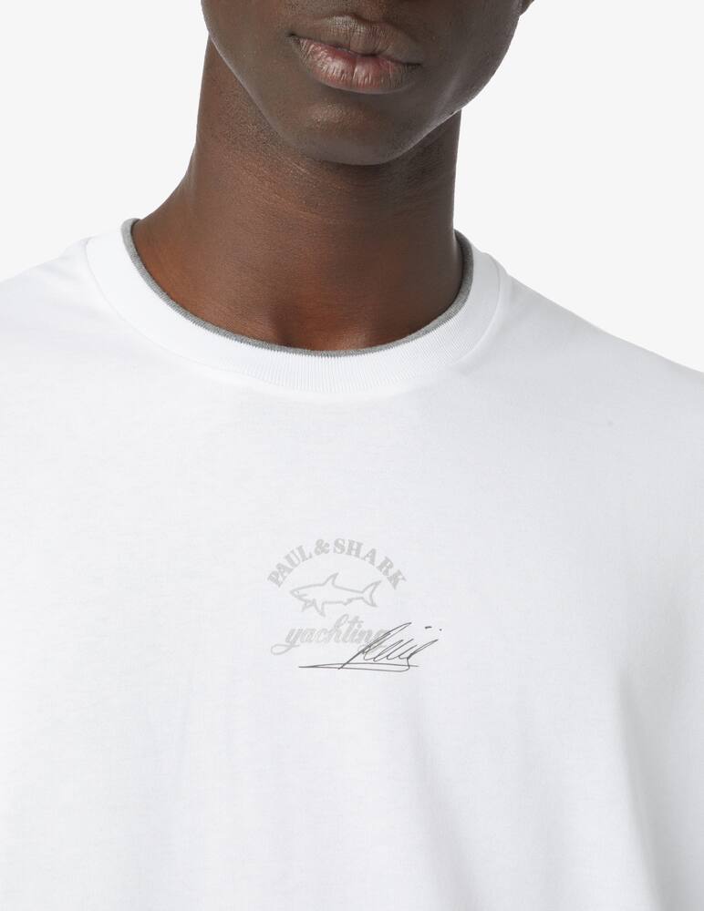 rinascente Paul & Shark Logo t-shirt - White
