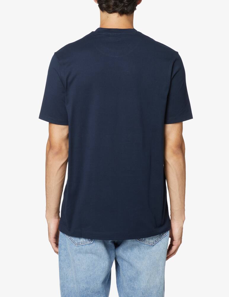 rinascente Paul & Shark Logo cotton t-shirt - Blue