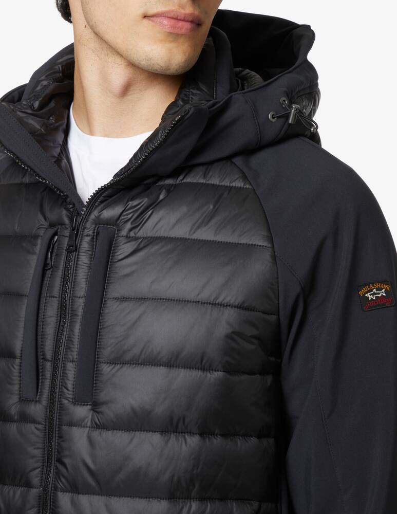 rinascente Paul & Shark Nylon hybrid jacket softshell - Black