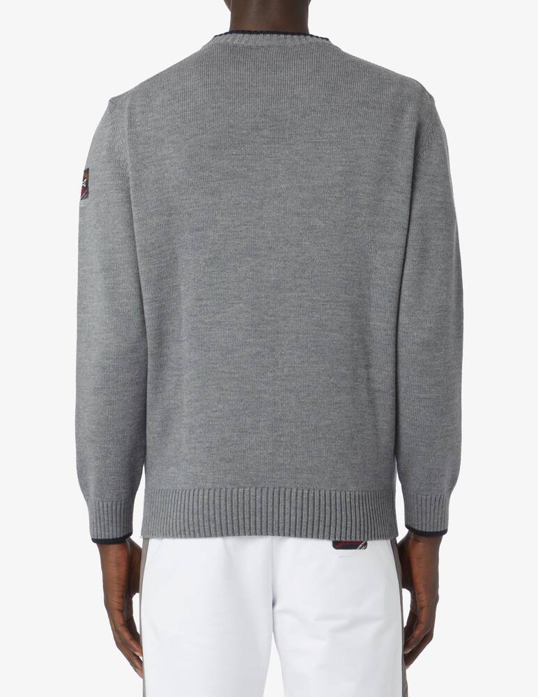 rinascente Paul & Shark Maglia girocollo in lana - Grigio